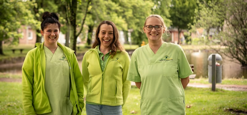 Team des Pflegedienstes Dithmarschen in Heide